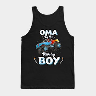 Oma Of The Birthday Boy Monster Truck Bday Women Men Kids Tank Top